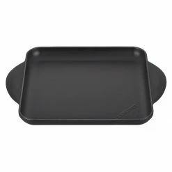 New 🎉 Le Creuset 9.5" Square Signature Enameled Cast Iron Griddle Pan | Licorice 🌟