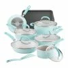 Top 10 ⌛ Rachael Ray 13-Piece Enameled Cookware Set | Light Blue Shimmer 🧨 -Le Creuset Shop lightbluecook11
