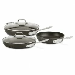 Deals 🎁 All-Clad HA1 5-Piece Fry Pan Set 🛒