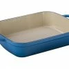 Flash Sale 👍 Le Creuset 5.25 Qt. Rectangular Signature Cast Iron Roaster | Marseille Blue 😉