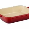 Best reviews of ✔️ Le Creuset 5.25 Qt. Rectangular Signature Cast Iron Roaster | Cerise/Cherry Red 🎉 -Le Creuset Shop ls2011 3367 le creuset 5.25 quart roasting pan cherry red signature