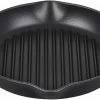 Outlet 😍 Le Creuset 9.75" Deep Round Signature Grill Pan | Licorice 🛒 -Le Creuset Shop ls2020 2520 licorice