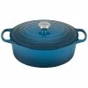 Discount 😉 Le Creuset 6.75 Qt. Oval Signature Dutch Oven With Stainless Steel Knob | Deep Teal 🎁 -Le Creuset Shop ls2502 317dss