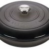 Buy 🧨 Le Creuset 3.5 Qt. Signature Enameled Cast Iron Braiser With Stainless Steel Knob | Oyster Grey ⭐ -Le Creuset Shop ls2532 307fss le creuset 3.5 qt braiser oyster grey 1