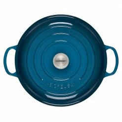Hot Sale 🎉 Le Creuset 5 Qt. Signature Braiser With Stainless Steel Knob | Deep Teal 🎉 -Le Creuset Shop ls2532 327dss 3