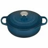 Deals 🌟 Le Creuset 3.5 Qt. Signature Enameled Cast Iron Sauteuse With Stainless Steel Knob | Deep Teal 🎁 -Le Creuset Shop ls2598 247dss 1