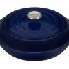 Budget 😀 Le Creuset 2.25 Qt. Signature Enameled Cast Iron Braiser With Stainless Steel Knob | Indigo Blue 😍 -Le Creuset Shop main i think