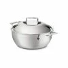 Outlet 😀 All-Clad D5 Brushed Stainless Steel Dutch Oven & Lid | 5.5 Qt. ⭐ -Le Creuset Shop maindutch1