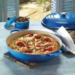 Deals 🥰 Le Creuset 2.25 Qt. Signature Enameled Cast Iron Braiser With Stainless Steel Knob | Marseille Blue 👏 -Le Creuset Shop marslife2