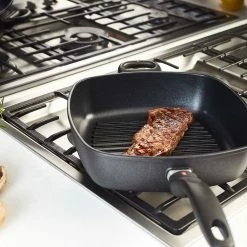 Best Pirce 🎉 Swiss Diamond | XD Deep Square Grill Pan - 11" X 11" 😀 -Le Creuset Shop pan3