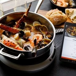 Cheap 🥰 Hestan Cue 5.5 Qt. Smart Chef's Pot + Induction Cooktop 😍 -Le Creuset Shop pot3 2 1