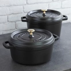 Brand new 😉 Staub 5 Qt Tall Cocotte | Black 🌟 -Le Creuset Shop qkd9aoe8
