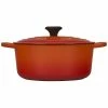 Cheapest ⭐ Le Creuset 5.5 Qt. Round Signature Cast Iron Dutch Oven | Flame Orange 💯 -Le Creuset Shop rs10693 ls2501 262 2