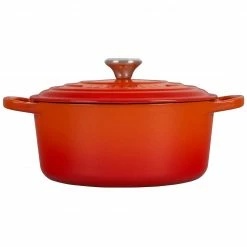 Coupon 🎉 Le Creuset 3.5 Qt. Round Signature Dutch Oven With Stainless Steel Knob | Flame Orange 🎉 -Le Creuset Shop rs11160 ls2501 222ss 2