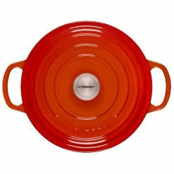 Coupon 🎉 Le Creuset 3.5 Qt. Round Signature Dutch Oven With Stainless Steel Knob | Flame Orange 🎉 -Le Creuset Shop rs11161 ls2501 222ss 3
