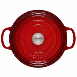 Coupon 🔔 Le Creuset 3.5 Qt. Round Signature Dutch Oven With Stainless Steel Knob | Cerise/Cherry Red 🌟 -Le Creuset Shop rs11197 ls2501 2267ss 3