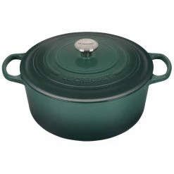 New ✨ Le Creuset 9 Qt. Round Signature Dutch Oven With Stainless Steel Knob | Artichaut 👍