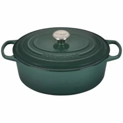 Best Sale 🥰 Le Creuset 6.75 Qt. Oval Signature Dutch Oven With Stainless Steel Knob | Artichaut 👏