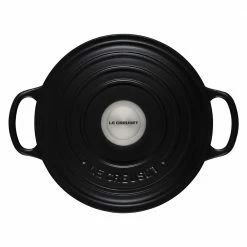 Promo 🔥 Le Creuset 3.5 Qt. Round Signature Dutch Oven With Stainless Steel Knob | Licorice ✔️ 10 Promo 🔥 Le Creuset 3.5 Qt. Round Signature Dutch Oven With Stainless Steel Knob | Licorice ✔️ -Le Creuset Shop rs11437 ls2501 2220ss 3 lpr