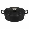 Top 10 👍 Le Creuset 6.75 Qt. Oval Signature Dutch Oven With Stainless Steel Knob | Licorice 🛒 -Le Creuset Shop rs11831 ls2502 3120ss lpr