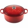 Deals ⭐ Le Creuset 9 Qt. Round Signature Dutch Oven With Stainless Steel Knob | Cerise/Cherry Red ✨ -Le Creuset Shop rs11938 lc 20200311 fr ps os 21177300602430 001s 1