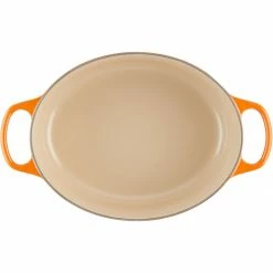 Best Sale 🔥 Le Creuset 5 Qt. Oval Signature Dutch Oven With Stainless Steel Knob | Flame Orange ✔️ -Le Creuset Shop rs11945 lc 20191021 fr ps 00008s 1