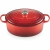 Discount ⭐ Le Creuset 6.75 Qt. Oval Signature Dutch Oven With Stainless Steel Knob | Cerise/Cherry Red 👍 -Le Creuset Shop rs11953 lc 20191105 fr ps 00003