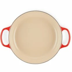 Best Sale 😉 Le Creuset 3.5 Qt. Signature Enameled Cast Iron Braiser With Stainless Steel Knob | Cerise/Cherry Red 🛒 -Le Creuset Shop rs11982 lc 20191015 fr ps 00016