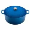 Brand new 🌟 Le Creuset 13.25 Qt. Round Signature Cast Iron Dutch Oven With Stainless Steel Knob | Marseille Blue ❤️ -Le Creuset Shop rs12260 ls2501 3459ss