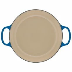 Best Pirce 🛒 Le Creuset 3.5 Qt. Signature Enameled Cast Iron Braiser With Stainless Steel Knob | Marseille Blue ⌛ -Le Creuset Shop rs12496 ls2532 3059 4