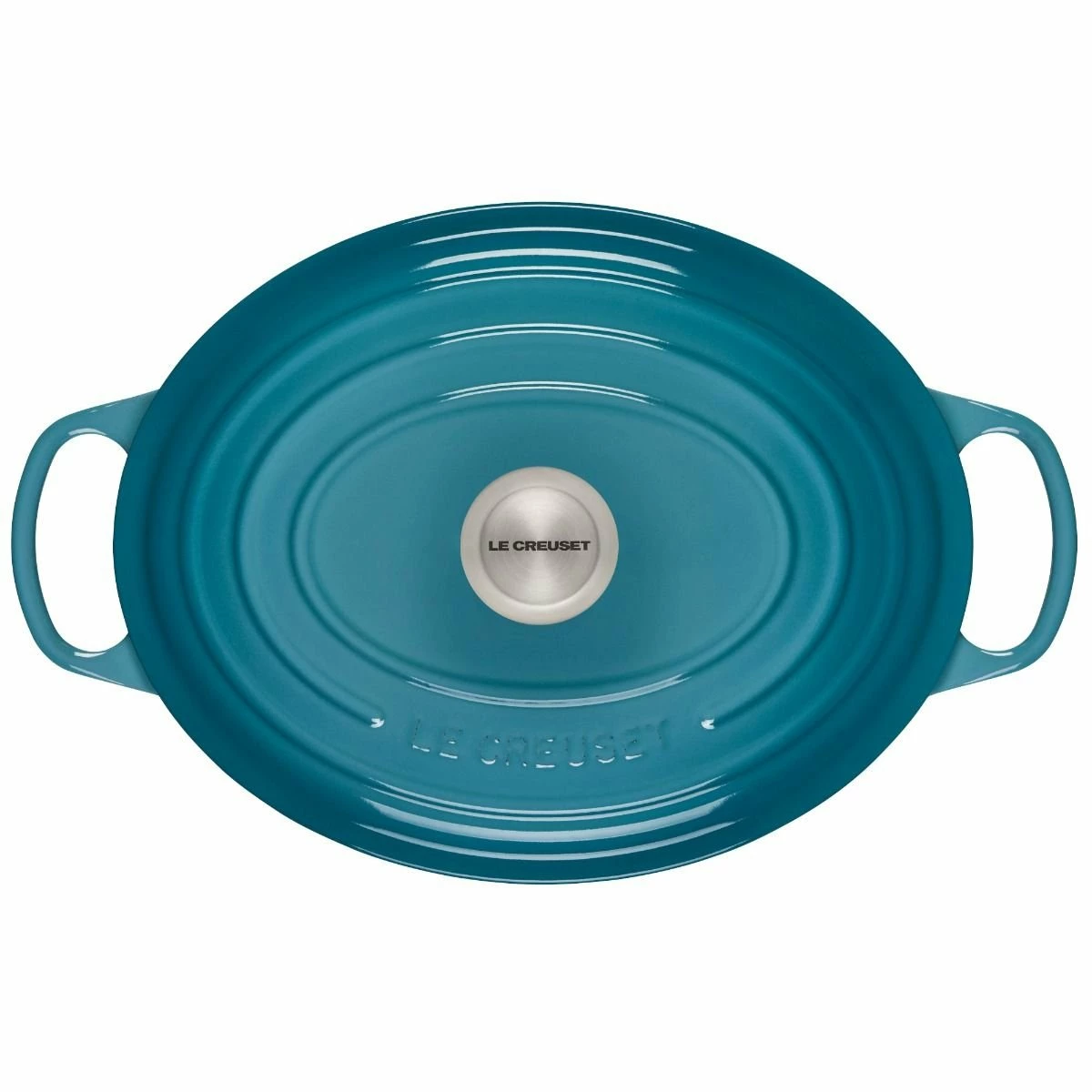 Brand new β Le Creuset 6.75 Qt. Oval Signature Dutch Oven With Stainless Steel Knob | Caribbean Blue π 5 Brand new β Le Creuset 6.75 Qt. Oval Signature Dutch Oven With Stainless Steel Knob | Caribbean Blue π - Image 3