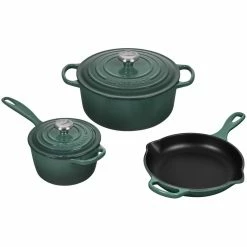 Buy ✔️ Le Creuset 5-Piece Signature Cookware Set With Stainless Steel Knobs | Artichaut 👏