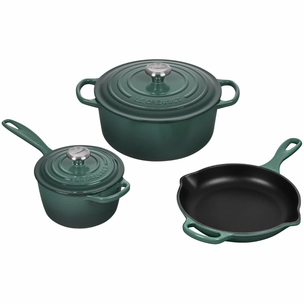 Buy ✔️ Le Creuset 5-Piece Signature Cookware Set With Stainless Steel Knobs | Artichaut 👏 3 Buy ✔️ Le Creuset 5-Piece Signature Cookware Set With Stainless Steel Knobs | Artichaut 👏