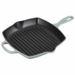 Brand new 👏 Le Creuset 10.25" Signature Square Grill Skillet | Sea Salt 🎉