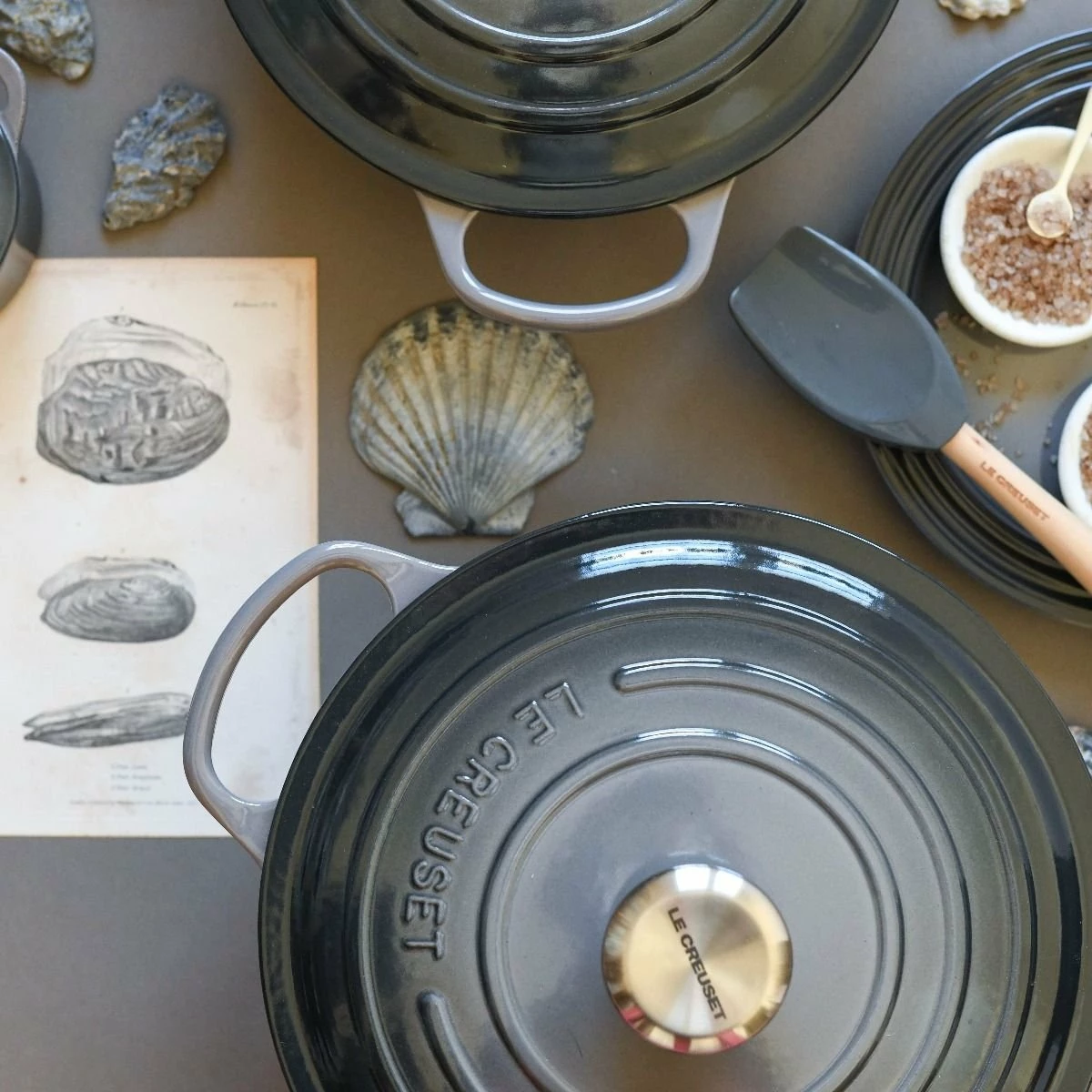 Deals π Le Creuset 5.5 Qt. Round Signature Dutch Oven With Stainless Steel Knob | Oyster Grey π 4 Deals π Le Creuset 5.5 Qt. Round Signature Dutch Oven With Stainless Steel Knob | Oyster Grey π - Image 2