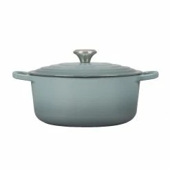 Discount 💯 Le Creuset 5.5 Qt. Round Signature Dutch Oven With Stainless Steel Knob | Sea Salt 🔔 -Le Creuset Shop rs17060 ls2501 26717ss 2