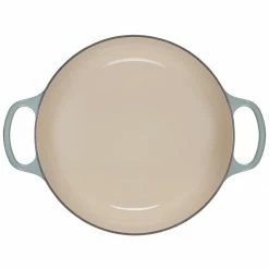 Cheapest ✔️ Le Creuset 9 Qt. Round Signature Dutch Oven With Stainless Steel Knob | Sea Salt ✨ -Le Creuset Shop rs17070 ls2501 30717ss 4