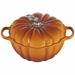 Flash Sale 🥰 Le Creuset 4 Qt. Pumpkin Cocotte | Persimmon ✔️