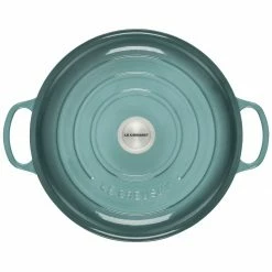 Outlet 🎁 Le Creuset 5 Qt. Signature Enameled Cast Iron Braiser With Stainless Steel Knob | Sea Salt 🛒 -Le Creuset Shop rs17356 rs12503 ls2532 32717ss 3p lpr