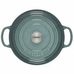 Outlet ❤️ Le Creuset 3.5 Qt. Round Signature Dutch Oven With Stainless Steel Knob| Sea Salt 😍 -Le Creuset Shop rs17360 rs11197 ls2501 22717ss 3p