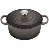 Budget ✨ Le Creuset 2 Qt. Round Signature Cast Iron Dutch Oven With Stainless Steel Knob | Oyster Grey 🎁