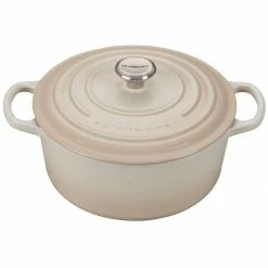 Brand new 😍 Le Creuset 3.5 Qt. Round Signature Dutch Oven With Stainless Steel Knob | Meringue White 🥰