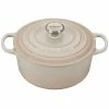 Deals 🎉 Le Creuset 4.5 Qt. Round Signature Dutch Oven With Stainless Steel Knob | Meringue White 🧨 -Le Creuset Shop rs9080 ls2501 24716ss lpr