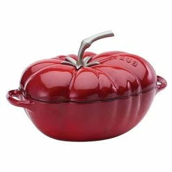 Coupon 🔔 Staub 3 Qt. Tomato Cocotte | Cherry Red 🤩