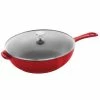 Cheapest 🔔 Staub 2.9 Qt Cast Iron Daily Pan | Cherry 😉
