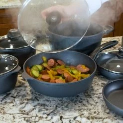 Brand new 🤩 Swiss Diamond | HD Nonstick 10-Piece Cookware Set 🔥 -Le Creuset Shop swiss diamond gg 3