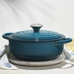 Deals π Le Creuset 3.5 Qt. Signature Enameled Cast Iron Sauteuse With Stainless Steel Knob | Deep Teal π 11 Deals π Le Creuset 3.5 Qt. Signature Enameled Cast Iron Sauteuse With Stainless Steel Knob | Deep Teal π -Le Creuset Shop teal1 1