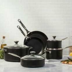 Top 10 🎉 Le Creuset 10-Piece Cookware Set | Toughened Nonstick Pro 🥰 -Le Creuset Shop tnsp0010f