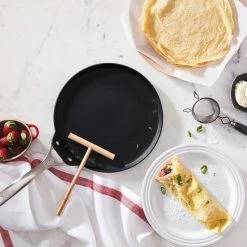 Best deal 💯 Le Creuset 11" Crepe Pan With Rateau | Toughened Nonstick Pro ⌛ -Le Creuset Shop tnsp2100 28f