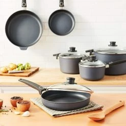 Hot Sale 🛒 Woll Cookware - Diamond Lite Cookware Set: 10 Pieces 👍 -Le Creuset Shop wset10dp 10 pc woll diamond lite cookware set